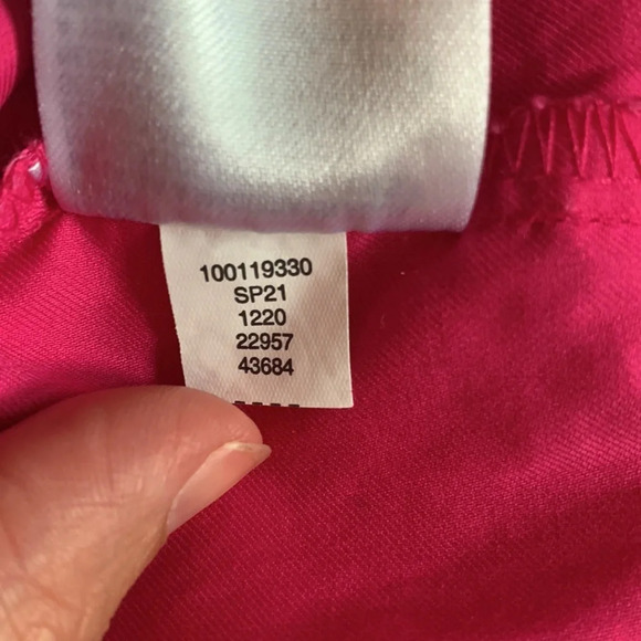 INC International concepts size PS high low Pink puff sleeve dress spring easter - Picture 10 of 10